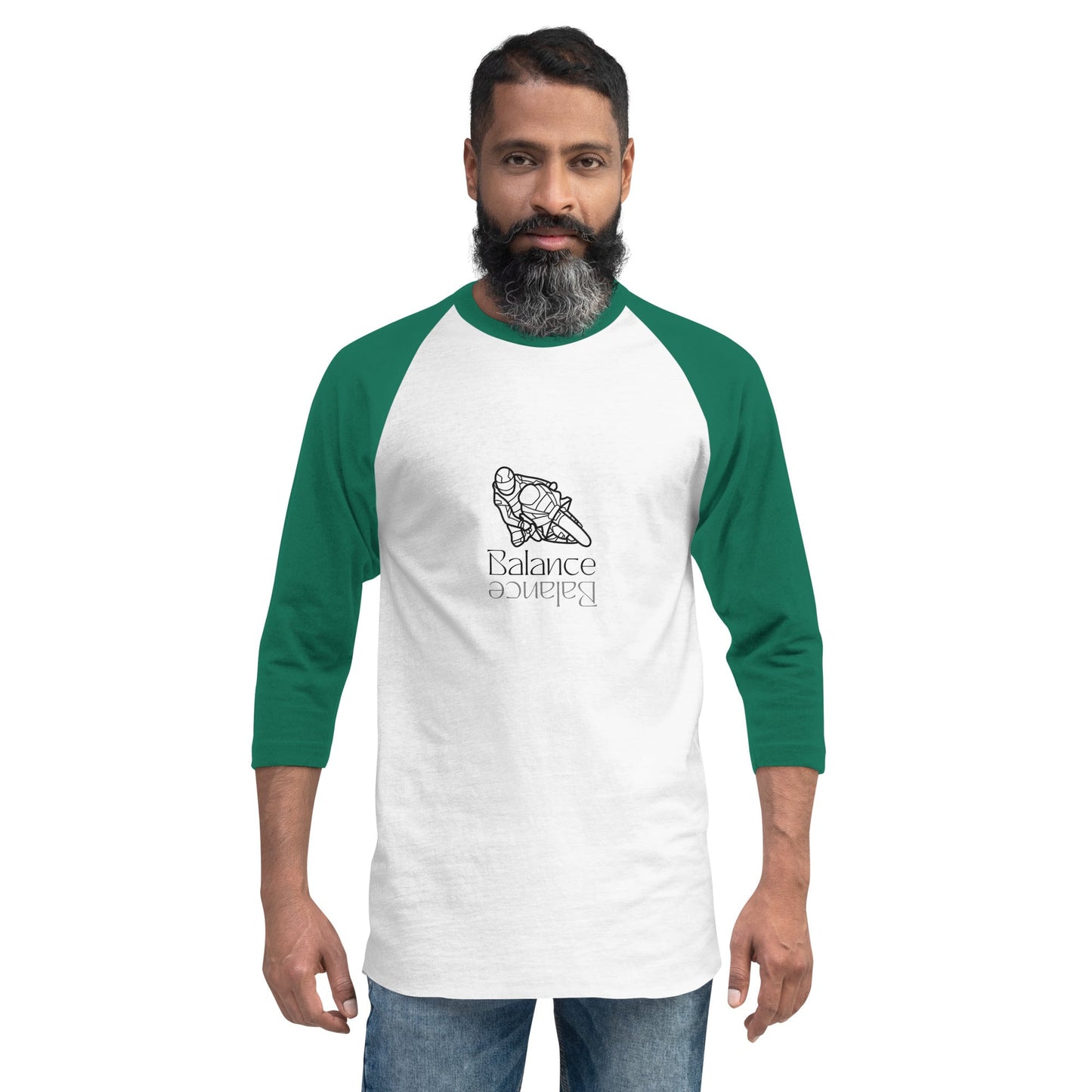 3/4 Sleeve Raglan Shirt - Balance - The Vandi Company