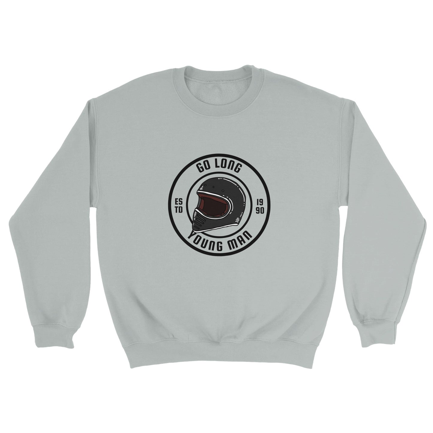 Classic Unisex Crewneck Sweatshirt - Go Long Young Man - The Vandi Company