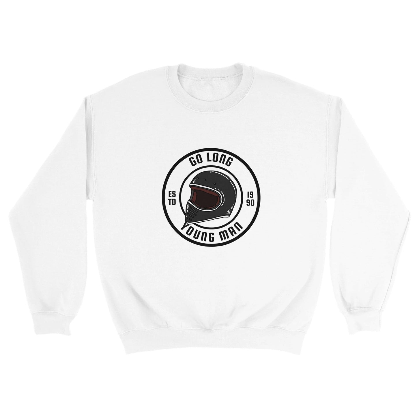 Classic Unisex Crewneck Sweatshirt - Go Long Young Man - The Vandi Company