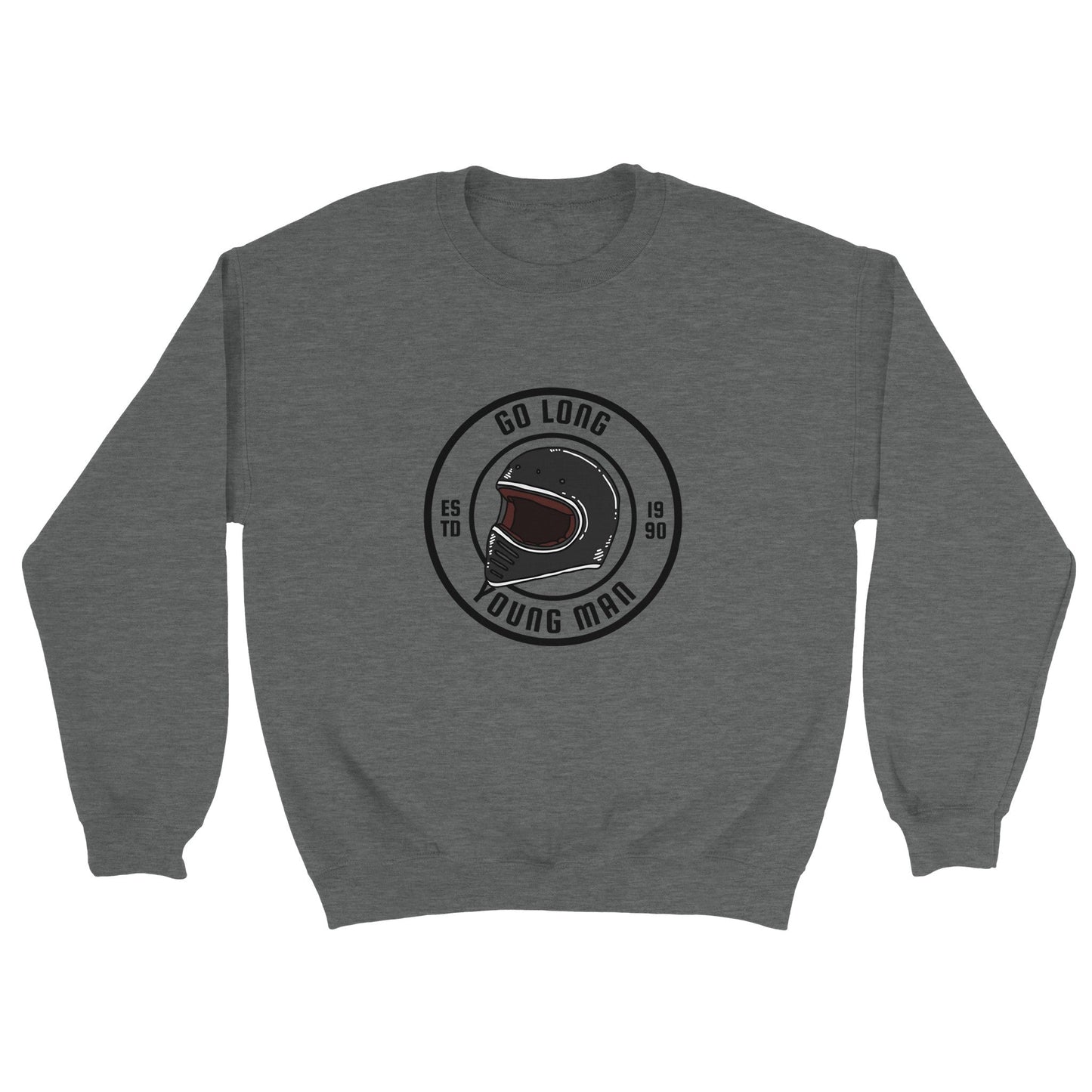 Classic Unisex Crewneck Sweatshirt - Go Long Young Man - The Vandi Company