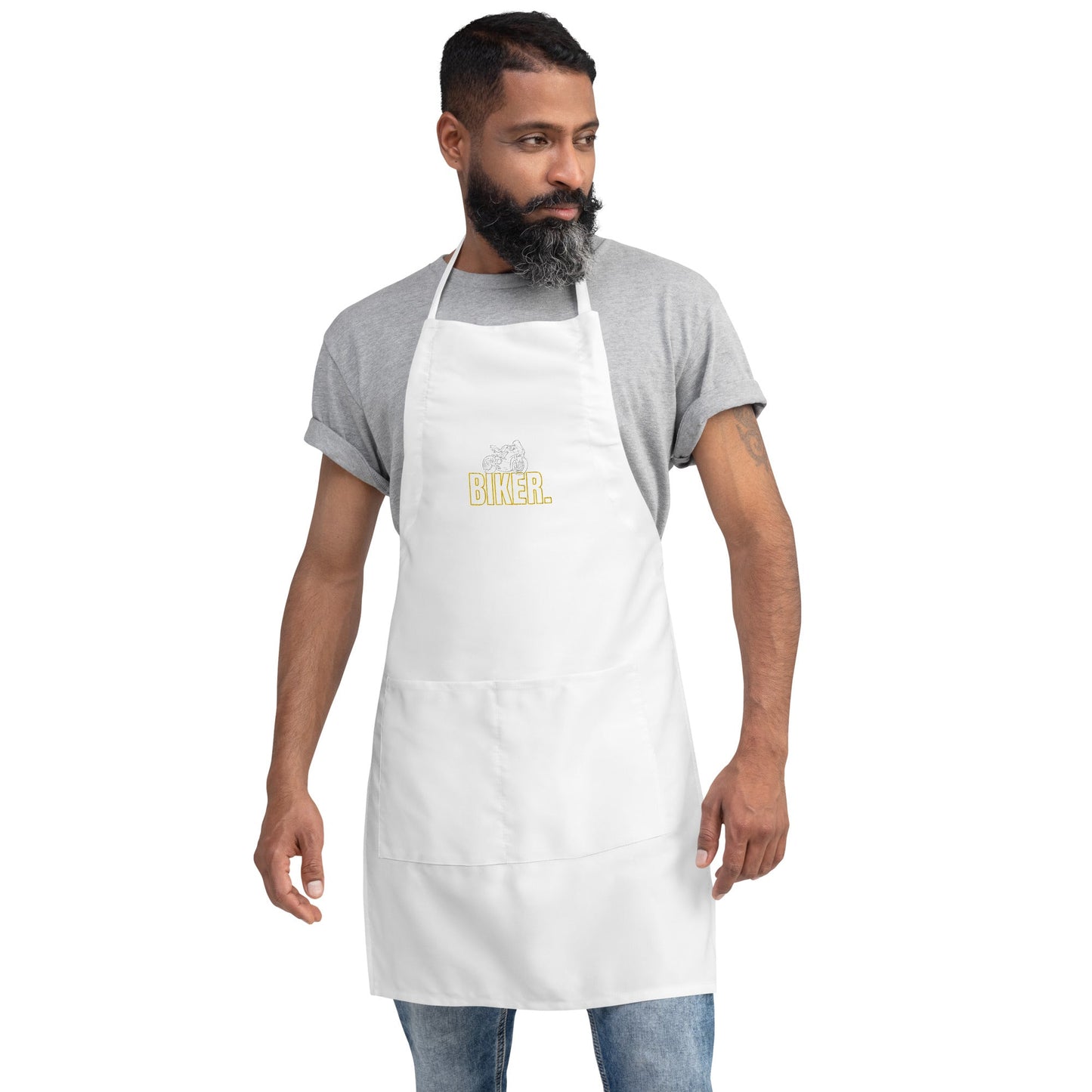 Embroidered Apron - Biker - The Vandi Company