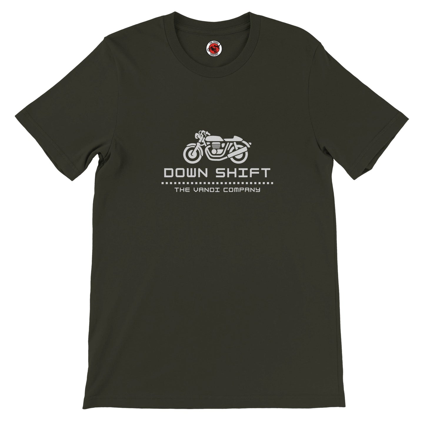 Men's Premium Crewneck T-shirt - Down Shift - The Vandi Company