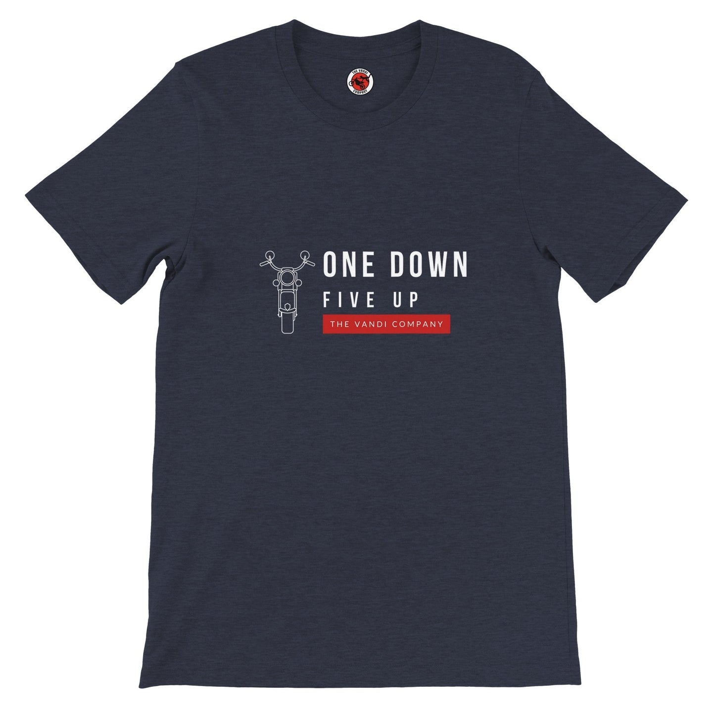 Men's Premium Crewneck T-shirt - One Down Five Up - The Vandi Company