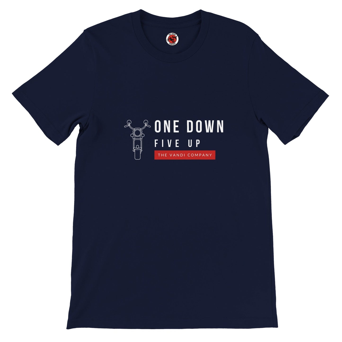 Men's Premium Crewneck T-shirt - One Down Five Up - The Vandi Company
