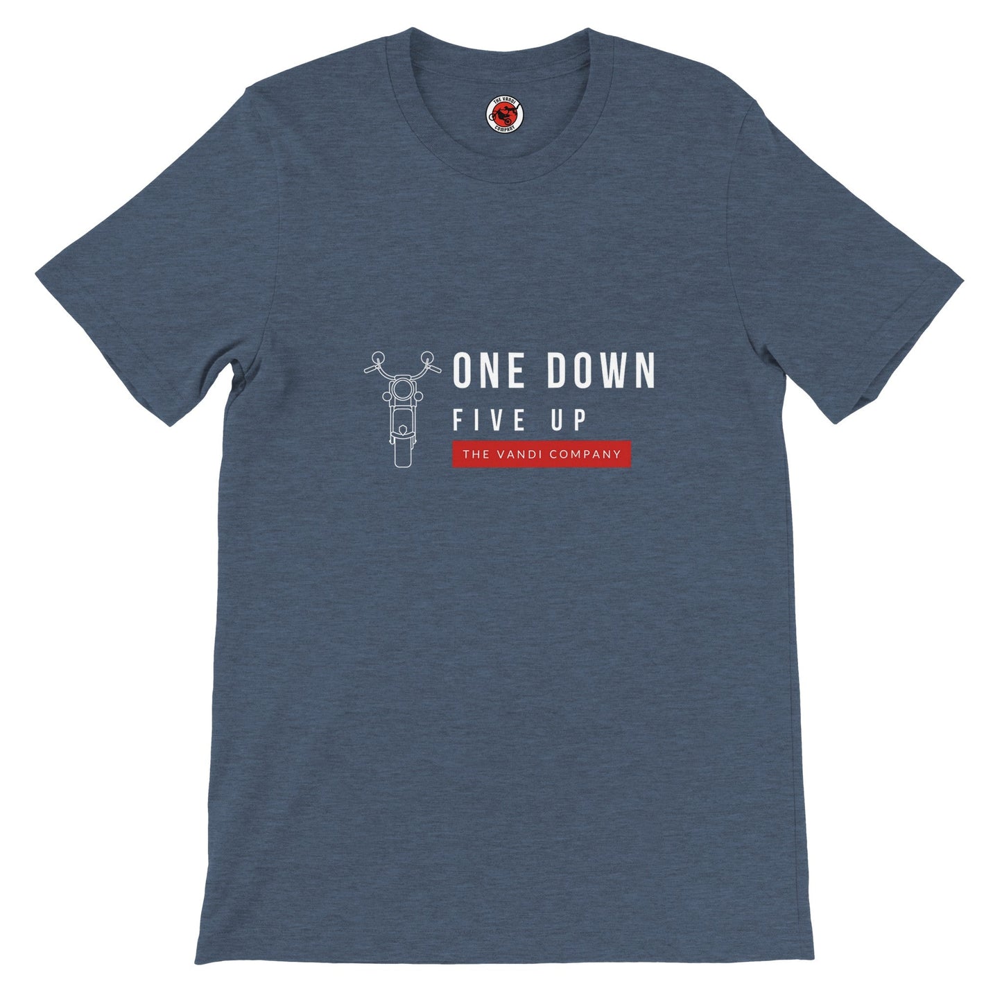 Men's Premium Crewneck T-shirt - One Down Five Up - The Vandi Company