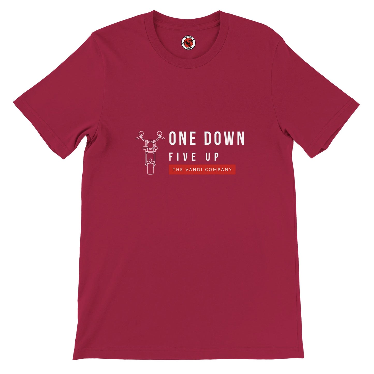 Men's Premium Crewneck T-shirt - One Down Five Up - The Vandi Company