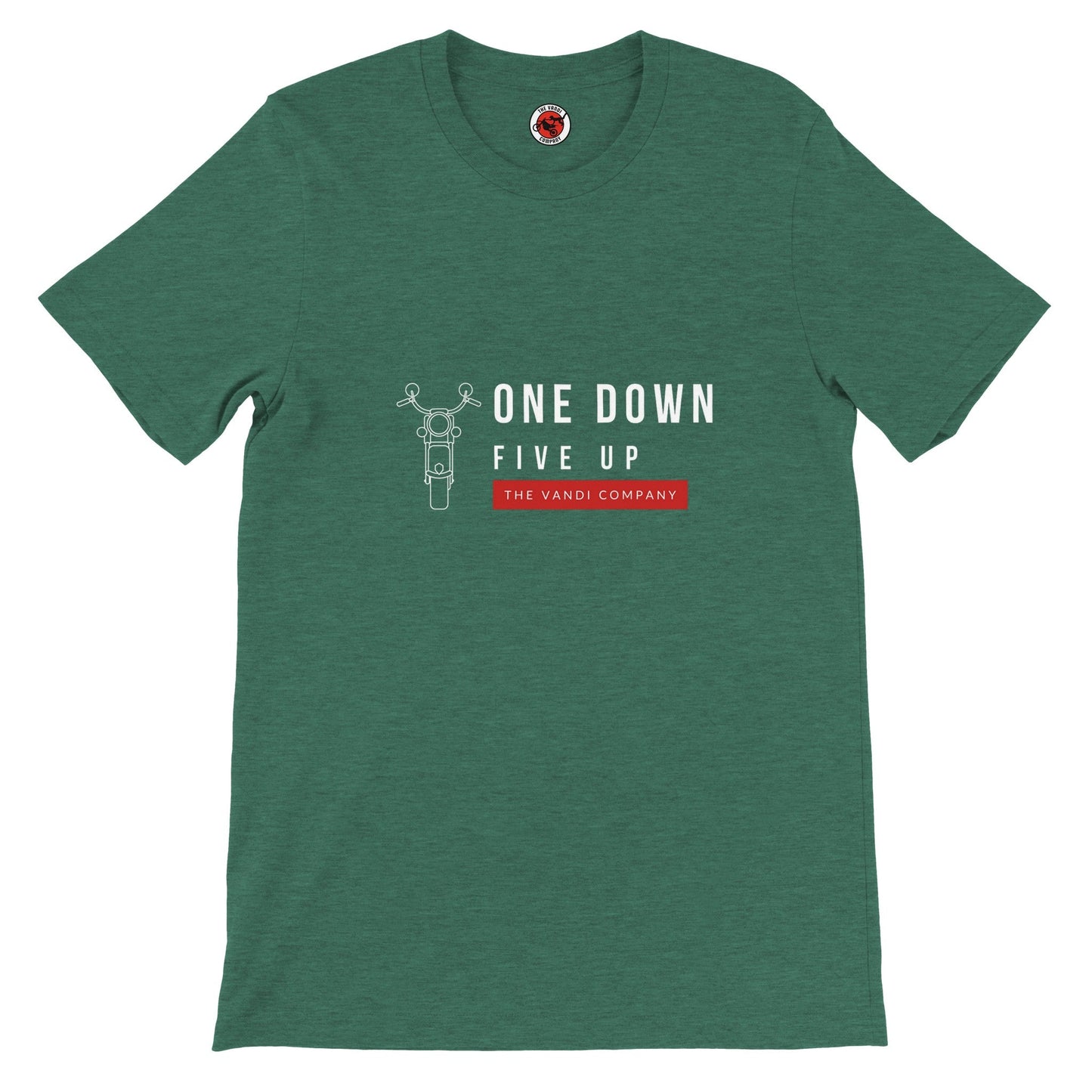 Men's Premium Crewneck T-shirt - One Down Five Up - The Vandi Company