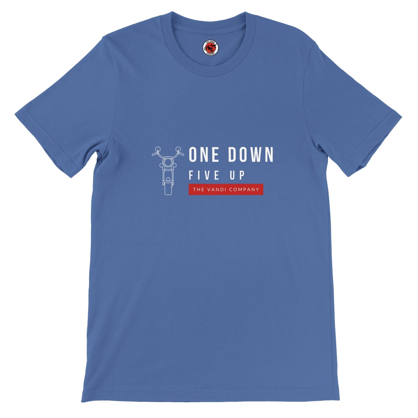 Men's Premium Crewneck T-shirt - One Down Five Up - The Vandi Company