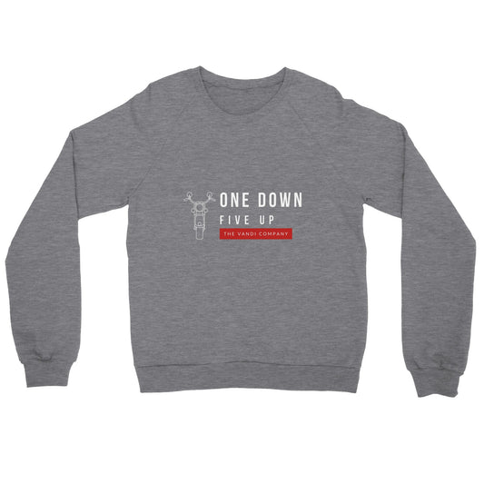 Premium Unisex Crewneck Sweatshirt - One Down Five Up - The Vandi Company