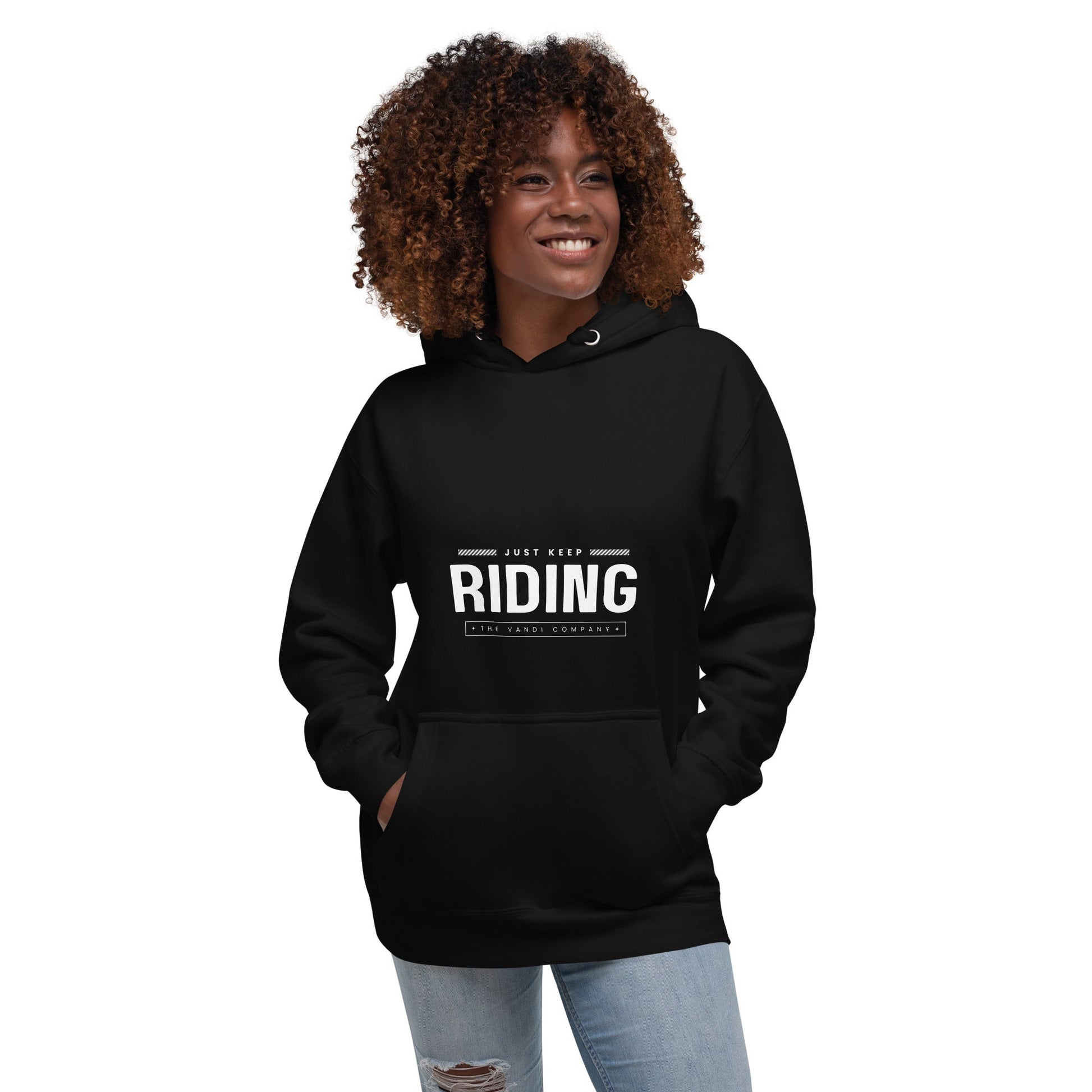 Unisex Premium Hoodie (W) - Riding - The Vandi Company