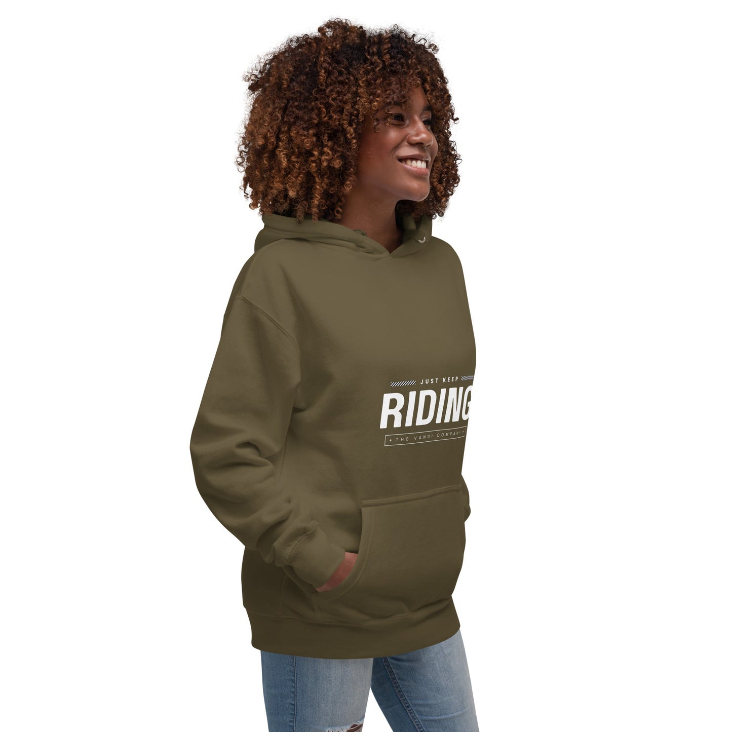 Unisex Premium Hoodie (W) - Riding - The Vandi Company