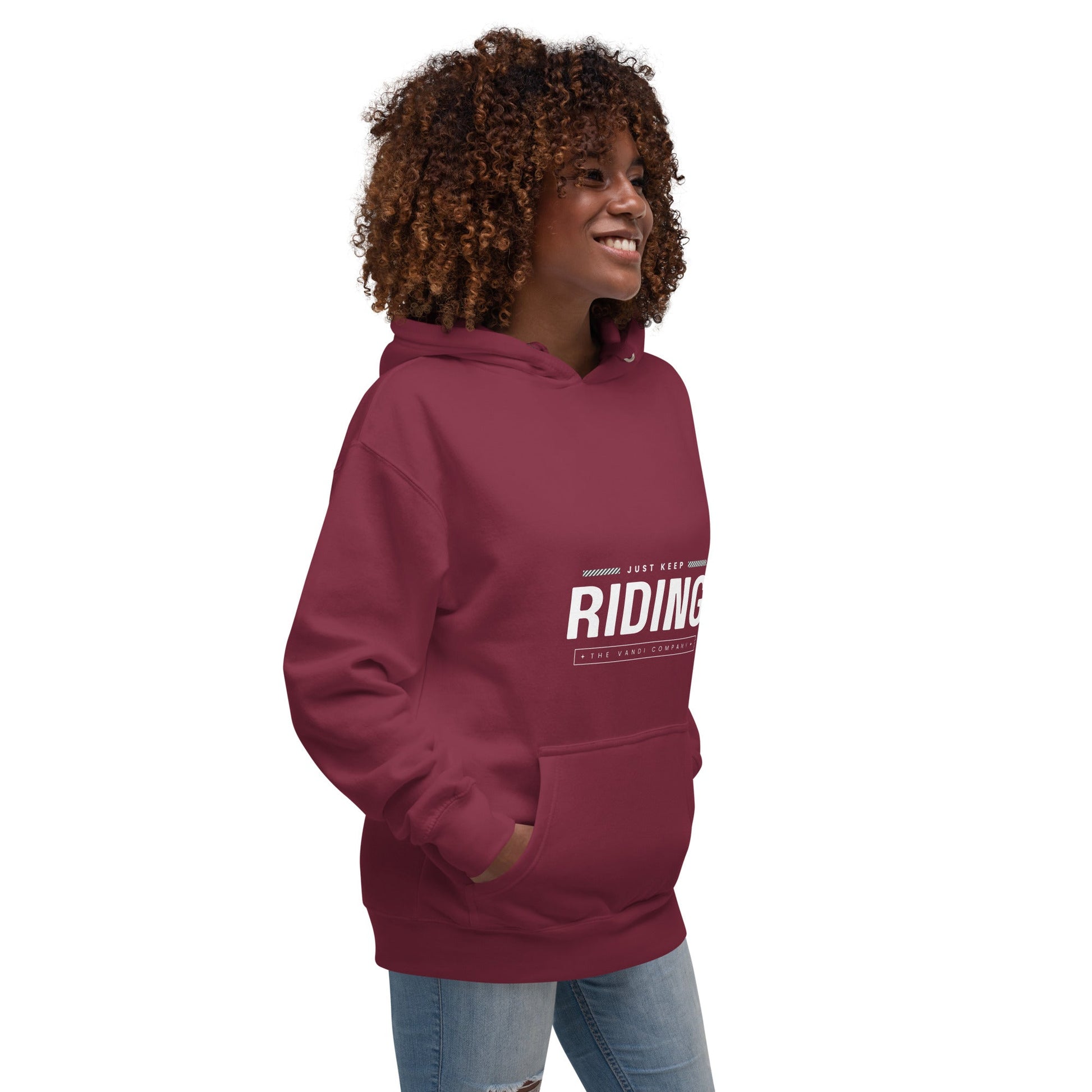 Unisex Premium Hoodie (W) - Riding - The Vandi Company