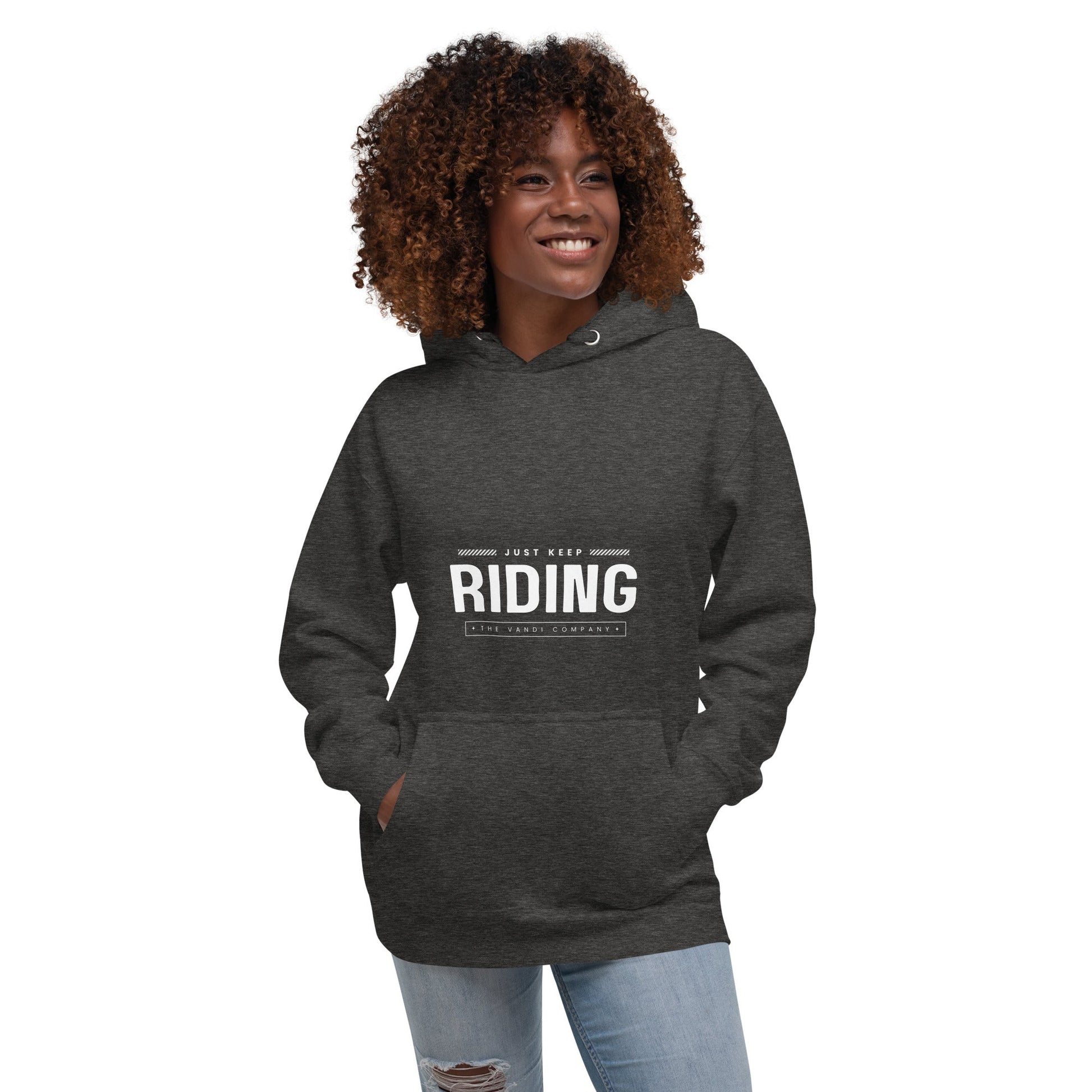 Unisex Premium Hoodie (W) - Riding - The Vandi Company