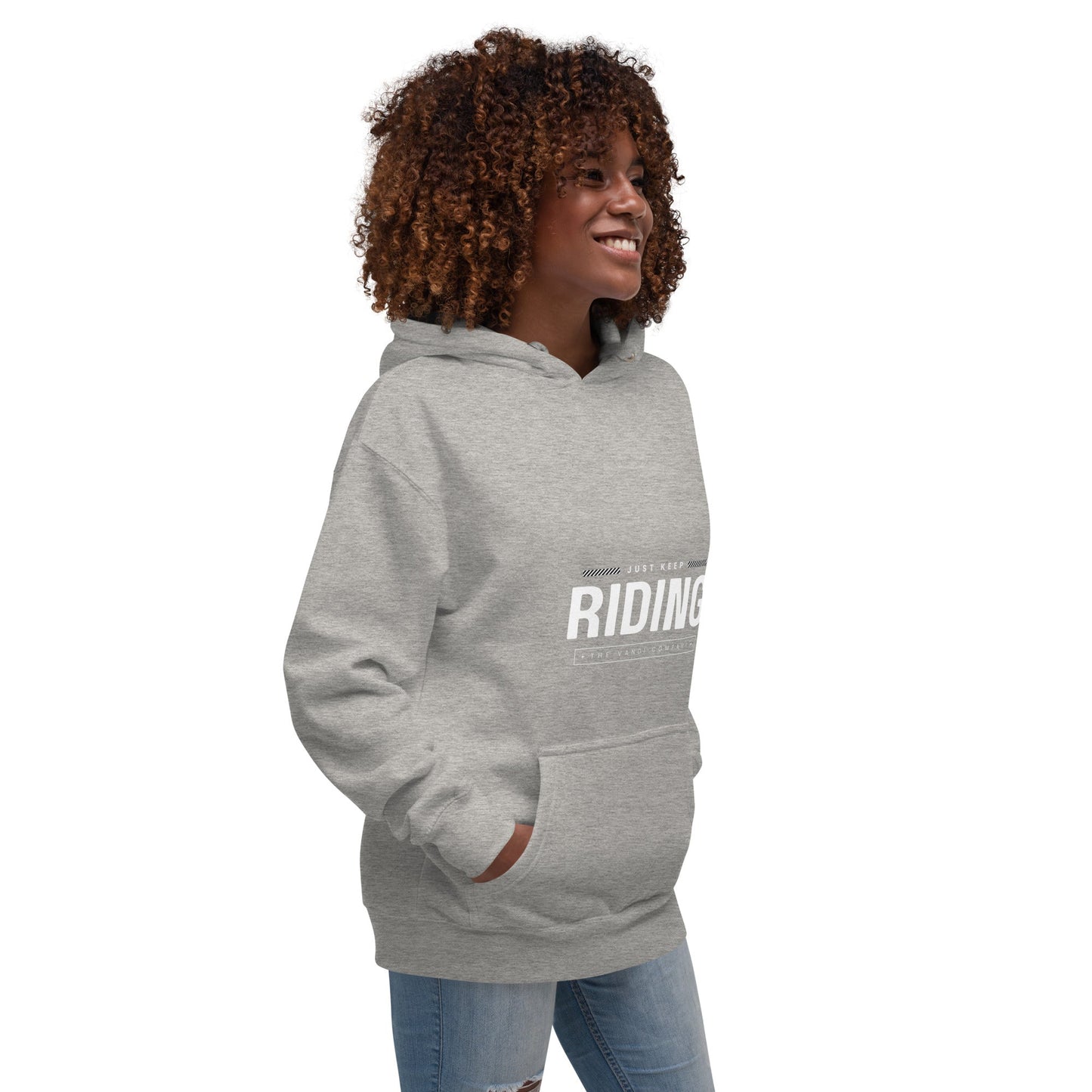 Unisex Premium Hoodie (W) - Riding - The Vandi Company