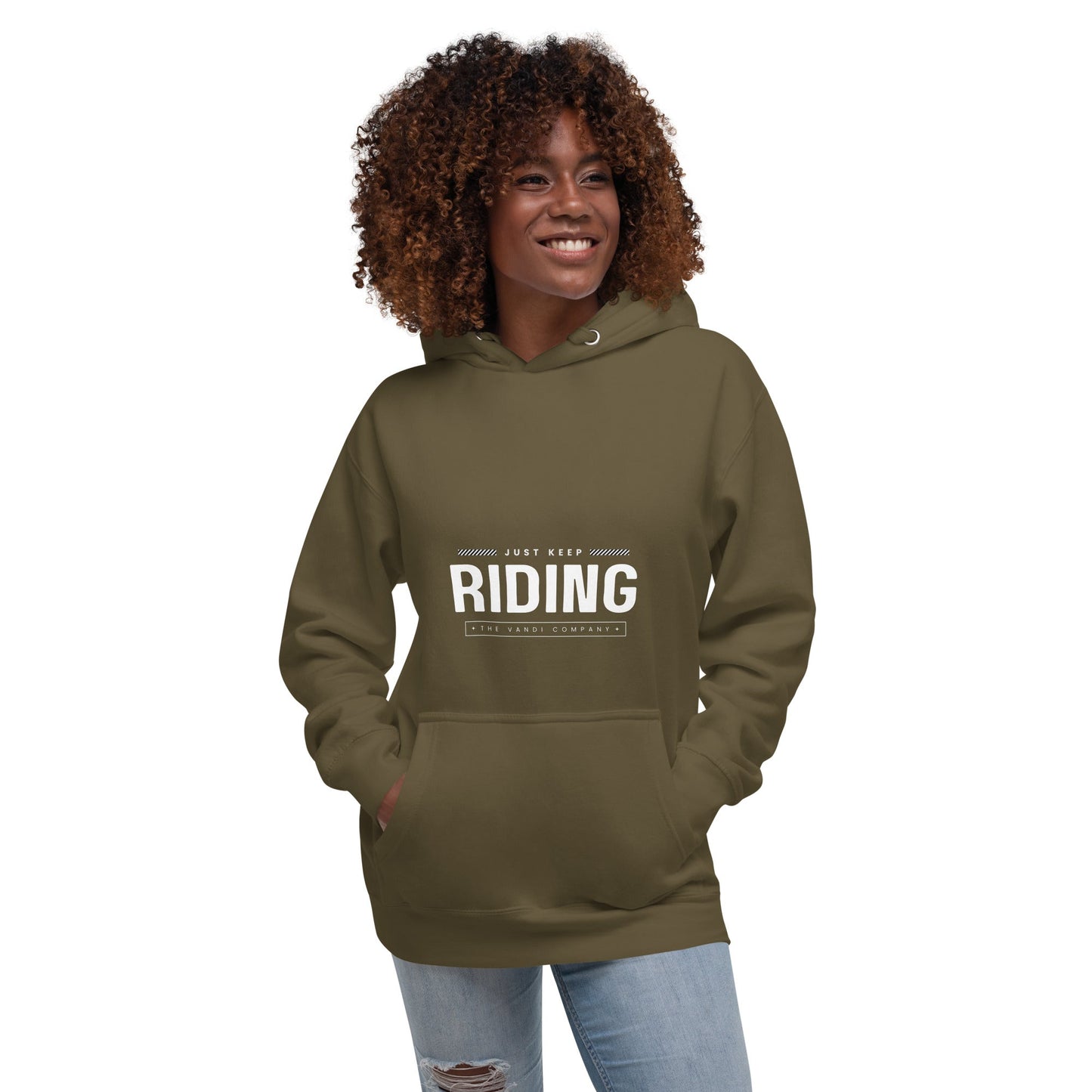 Unisex Premium Hoodie (W) - Riding - The Vandi Company