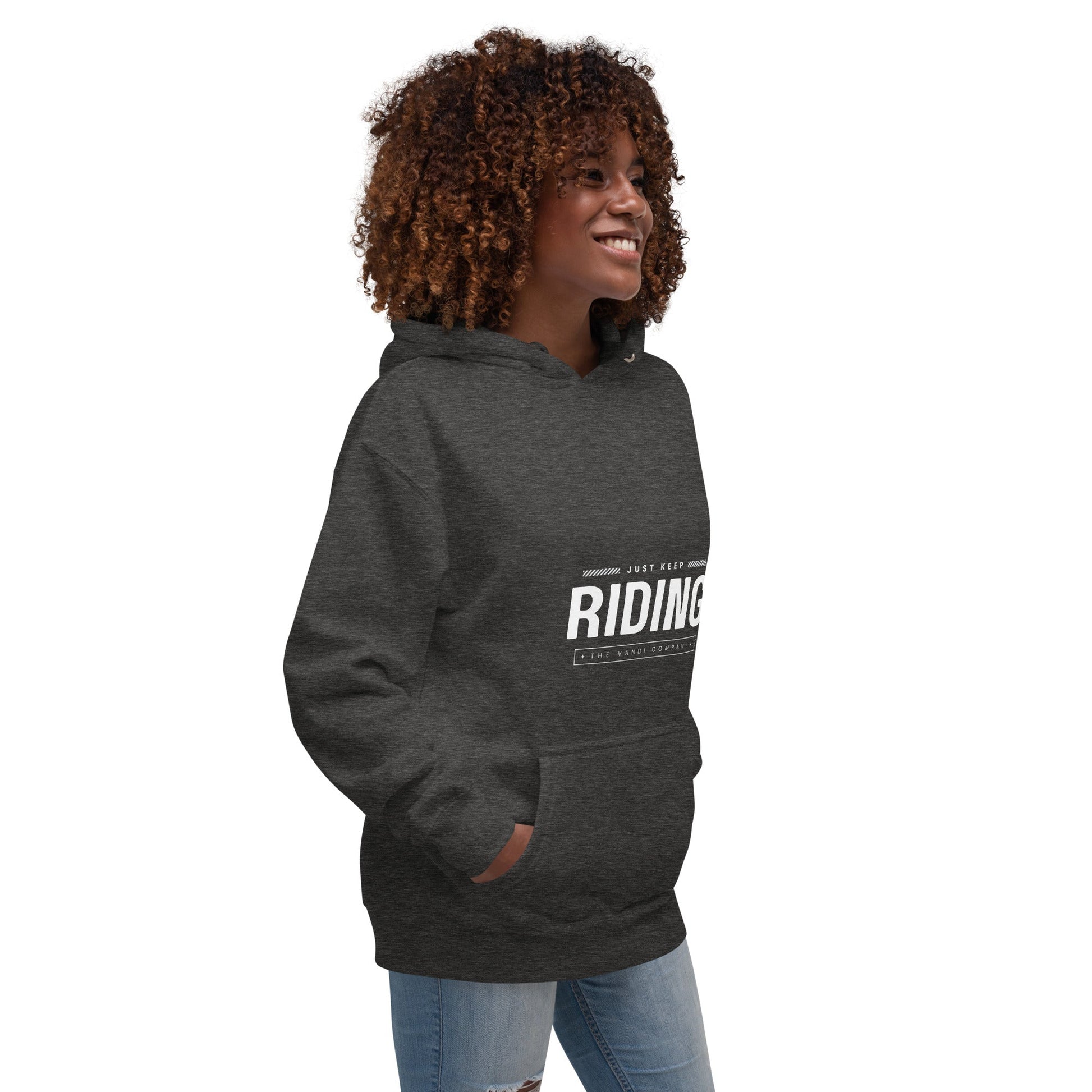 Unisex Premium Hoodie (W) - Riding - The Vandi Company
