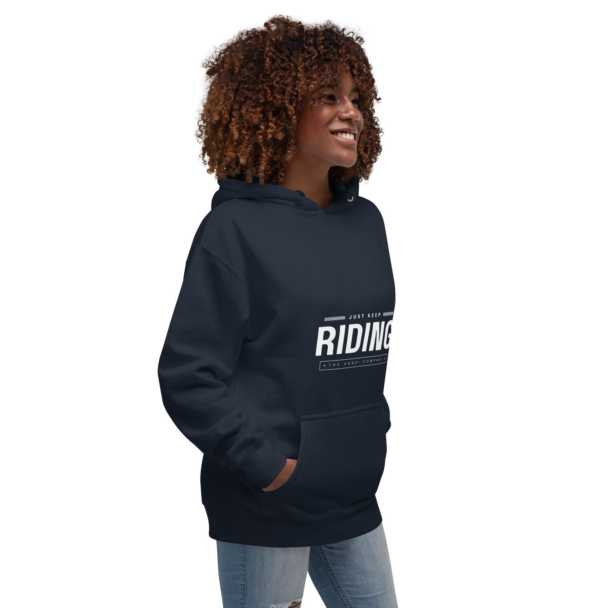 Unisex Premium Hoodie (W) - Riding - The Vandi Company