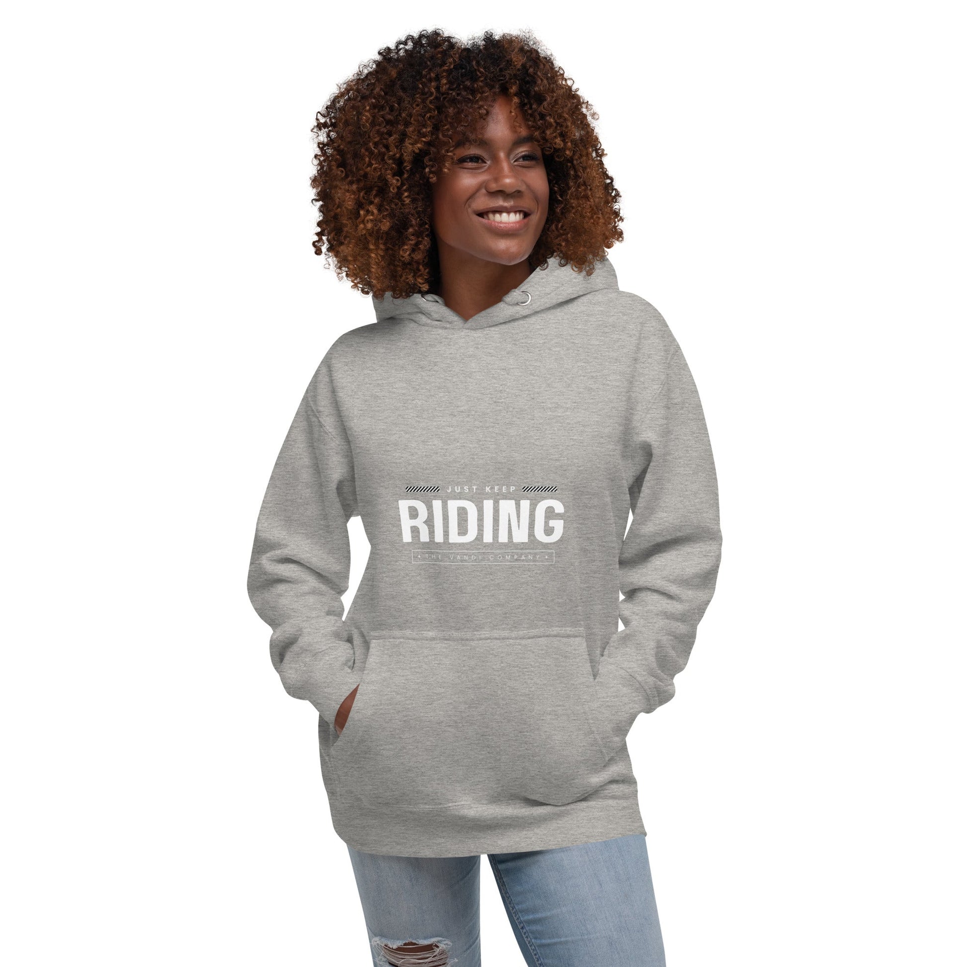 Unisex Premium Hoodie (W) - Riding - The Vandi Company