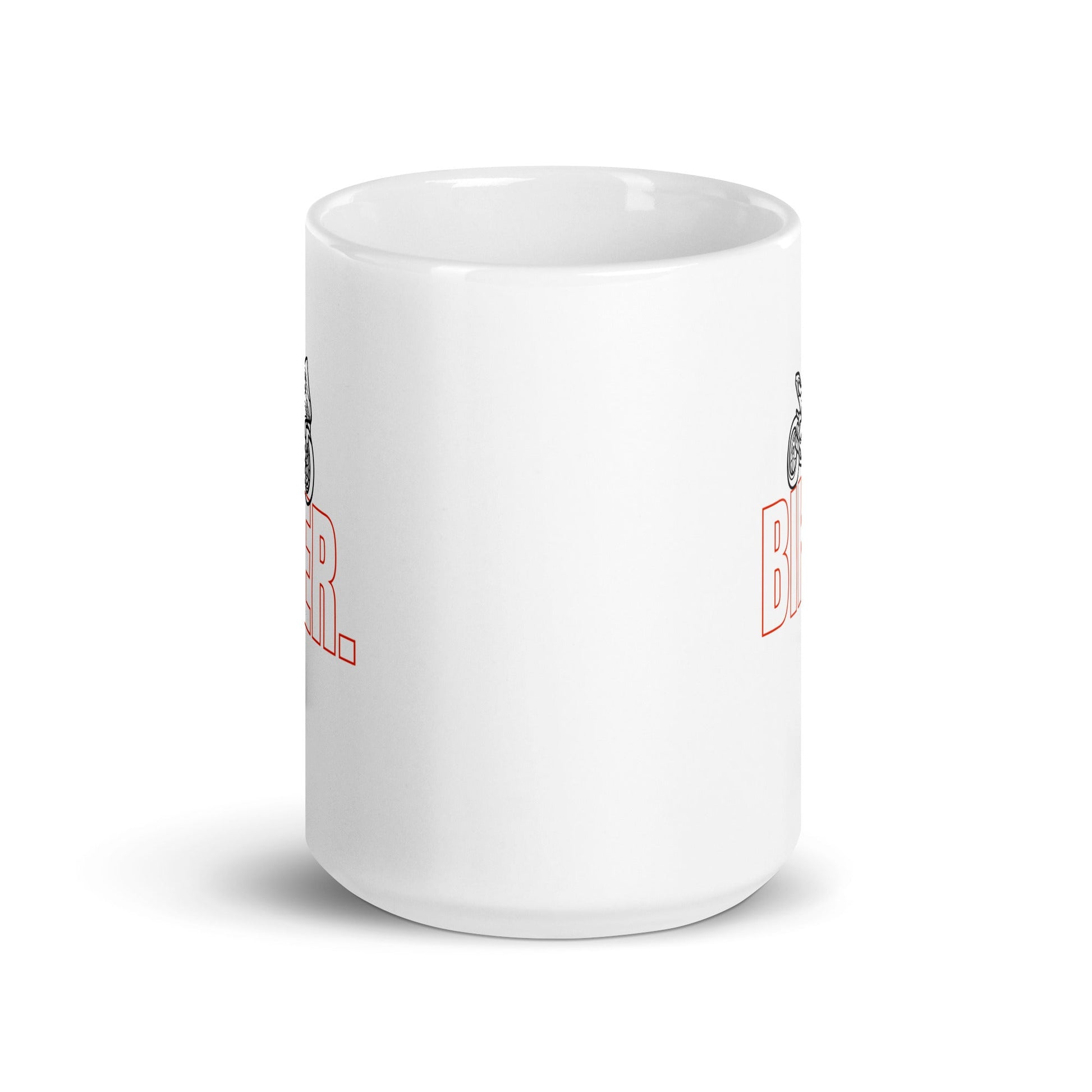 White glossy mug - Biker - The Vandi Company