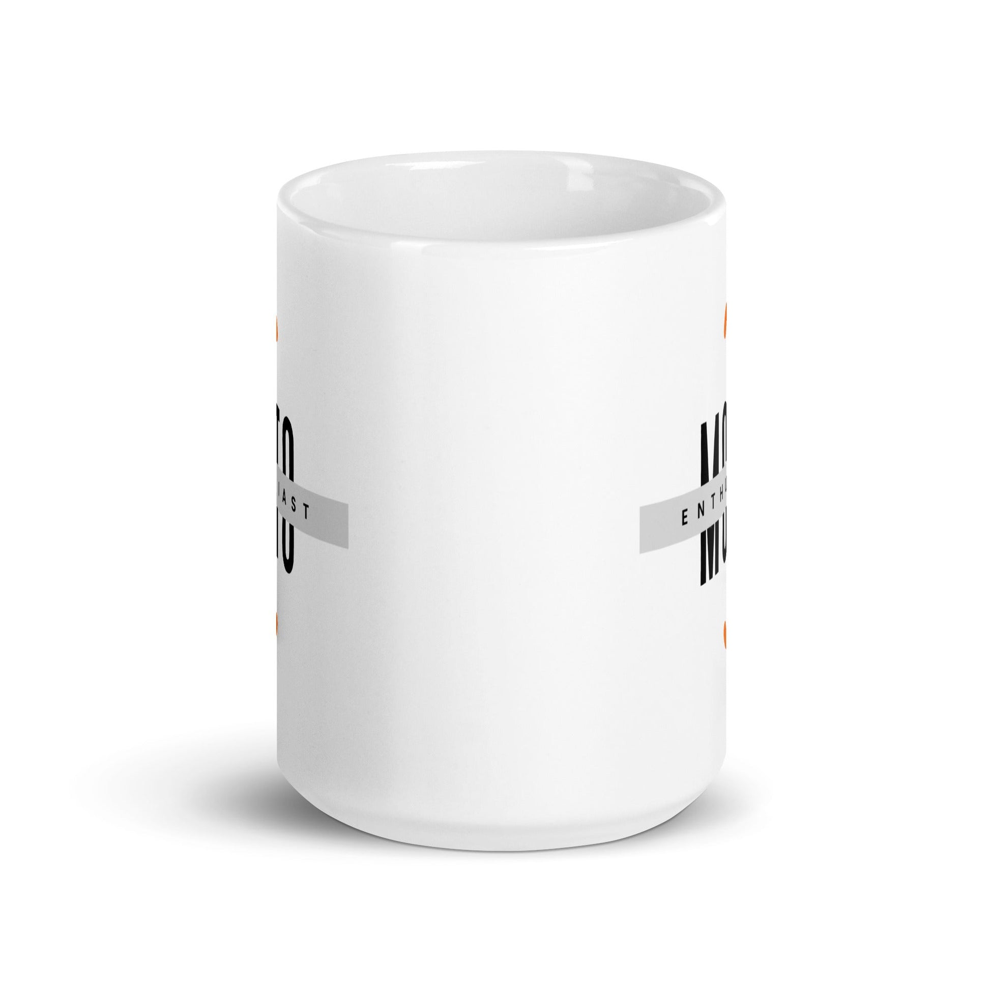 White glossy mug - Moto Enthusiast - The Vandi Company