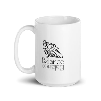 White glossy mug - Balance