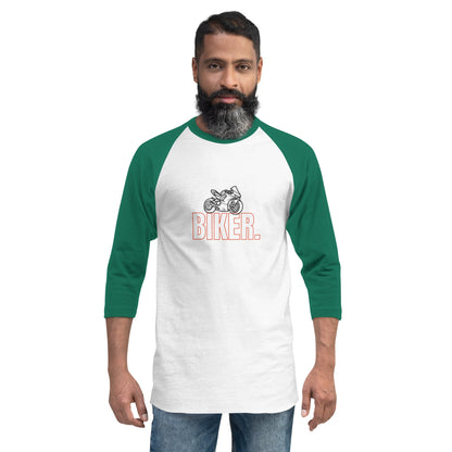 3/4 Sleeve Raglan Shirt - Biker - The Vandi Company