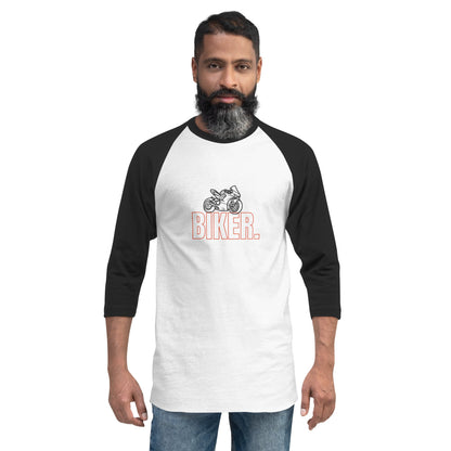 3/4 Sleeve Raglan Shirt - Biker - The Vandi Company