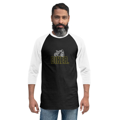 3/4 Sleeve Raglan Shirt - Biker - The Vandi Company