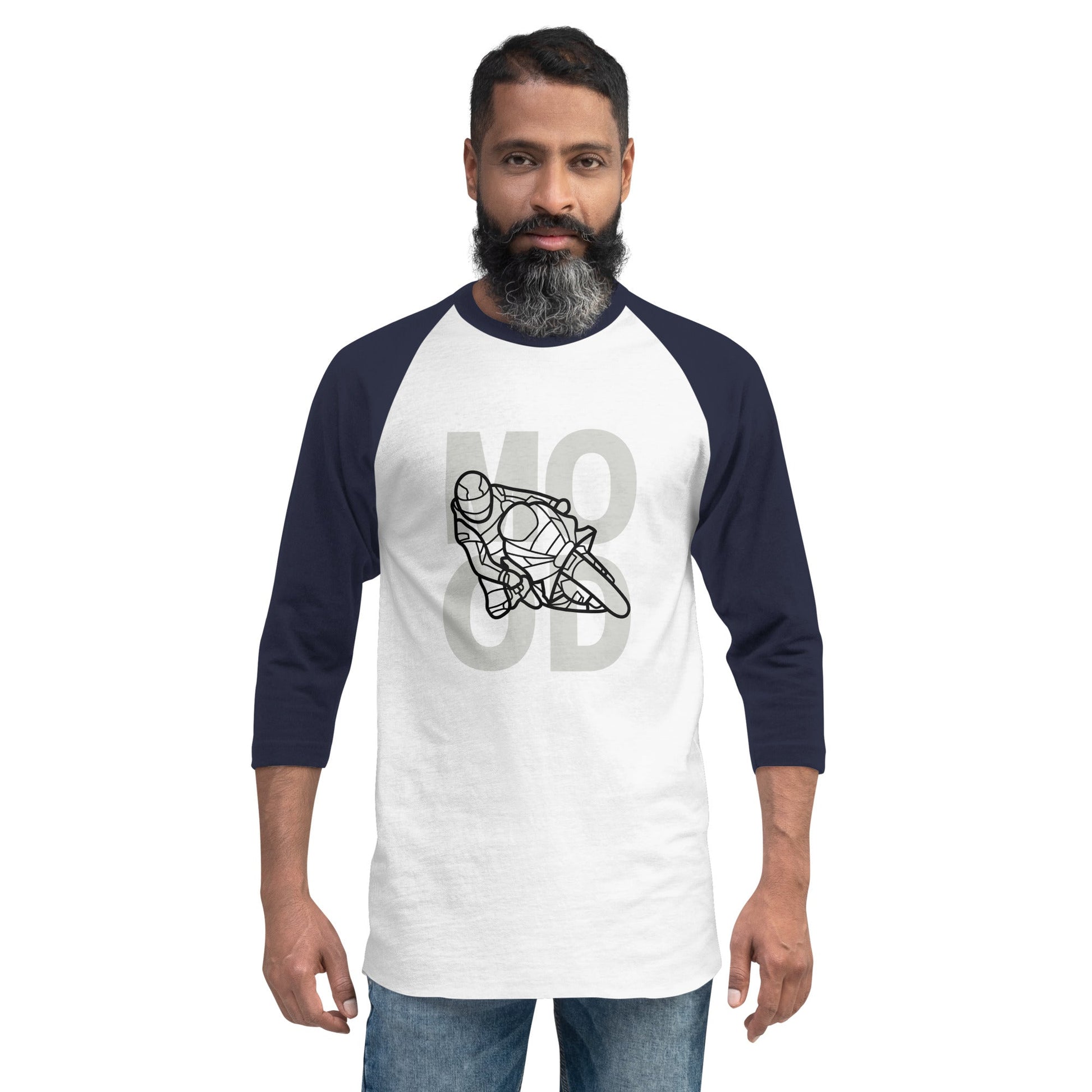 3/4 Sleeve Raglan Shirt - Mood - The Vandi Company