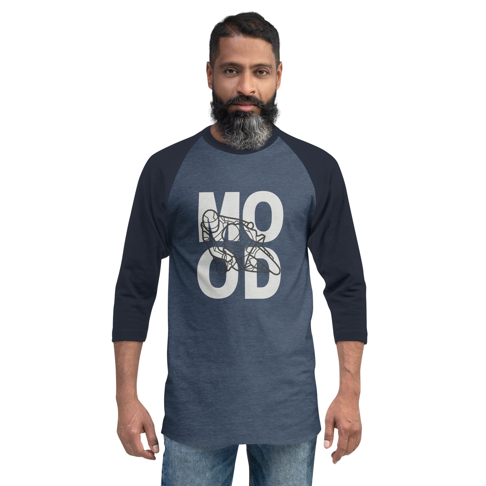 3/4 Sleeve Raglan Shirt - Mood - The Vandi Company