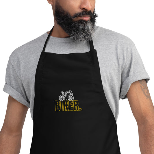 Embroidered Apron - Biker - The Vandi Company