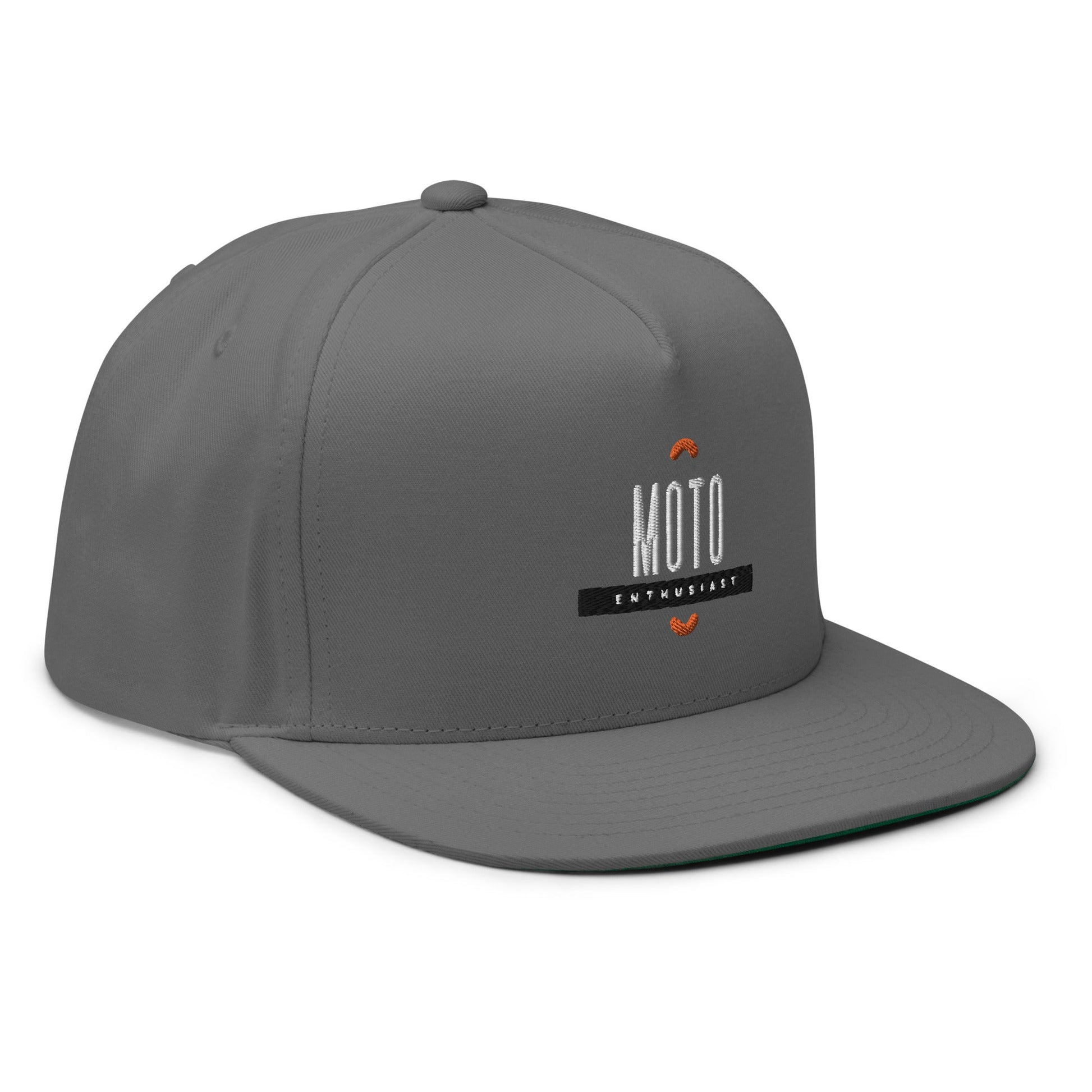 Flat Bill Cap - Moto Enthusiast - The Vandi Company