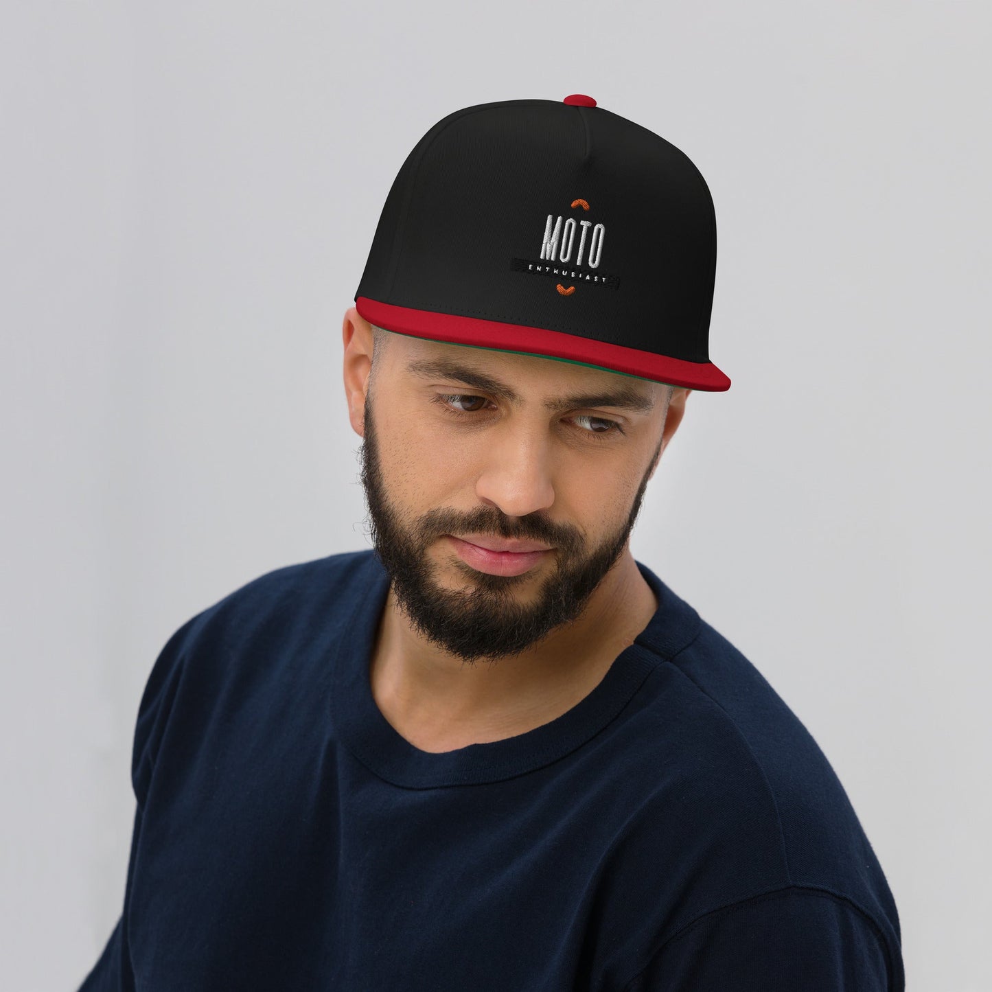 Flat Bill Cap - Moto Enthusiast - The Vandi Company