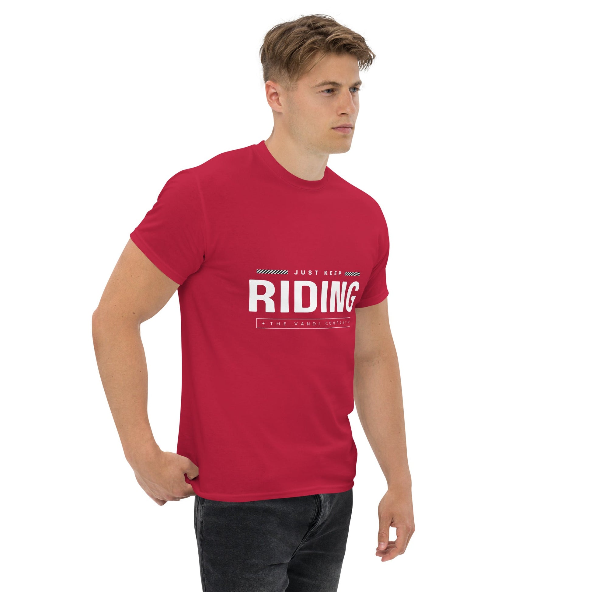 Men's Classic tee - Just Keep Riding - The Vandi Company