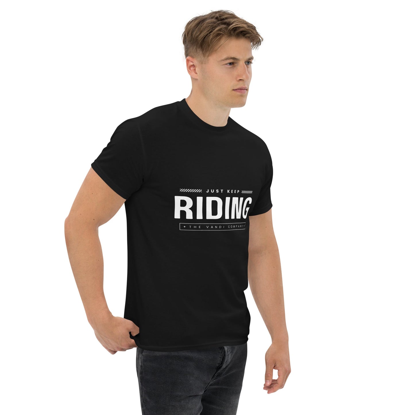 Men's Classic tee - Just Keep Riding - The Vandi Company