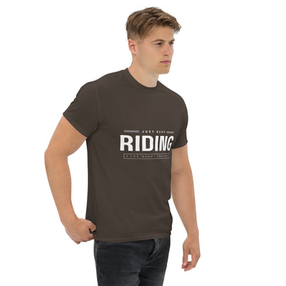 Men's Classic tee - Just Keep Riding - The Vandi Company