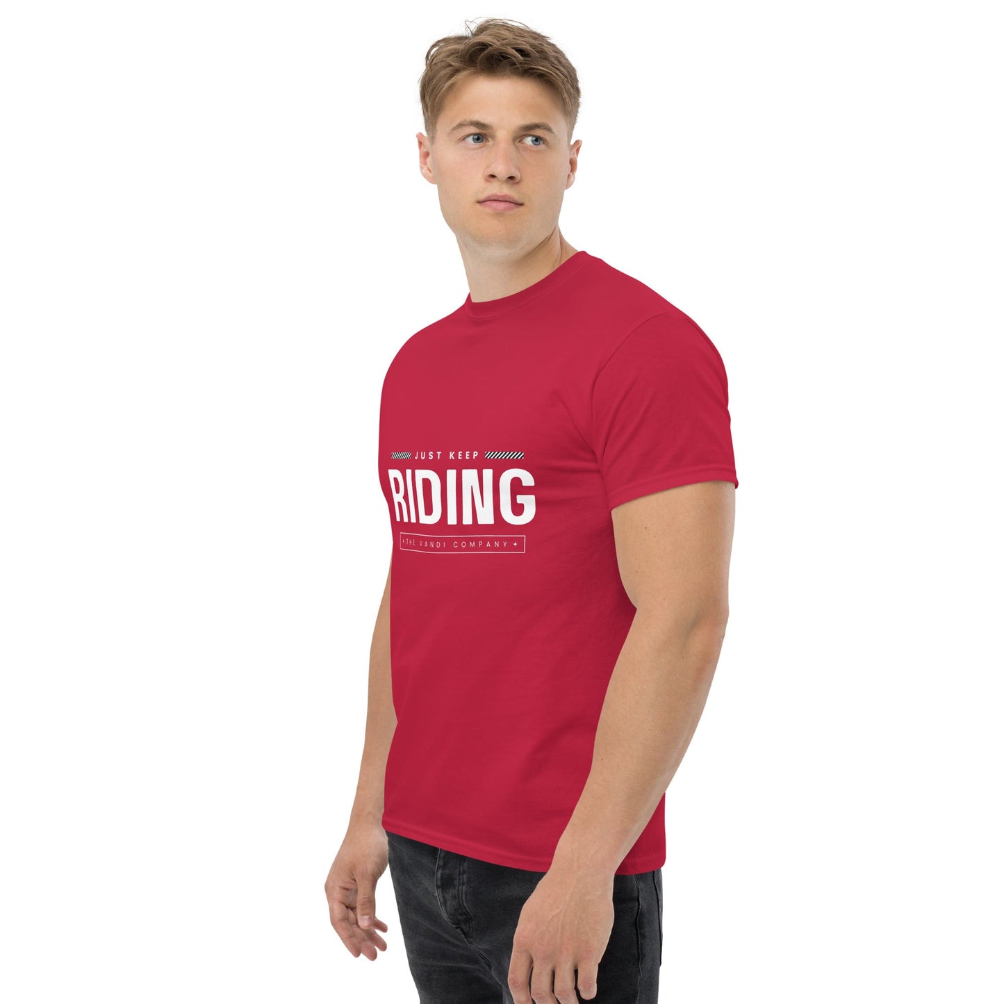 Men's Classic tee - Just Keep Riding - The Vandi Company