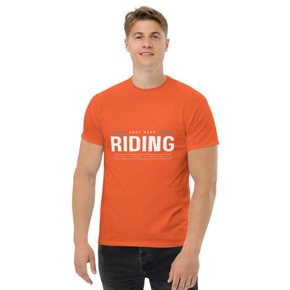 Men's Classic tee - Just Keep Riding - The Vandi Company