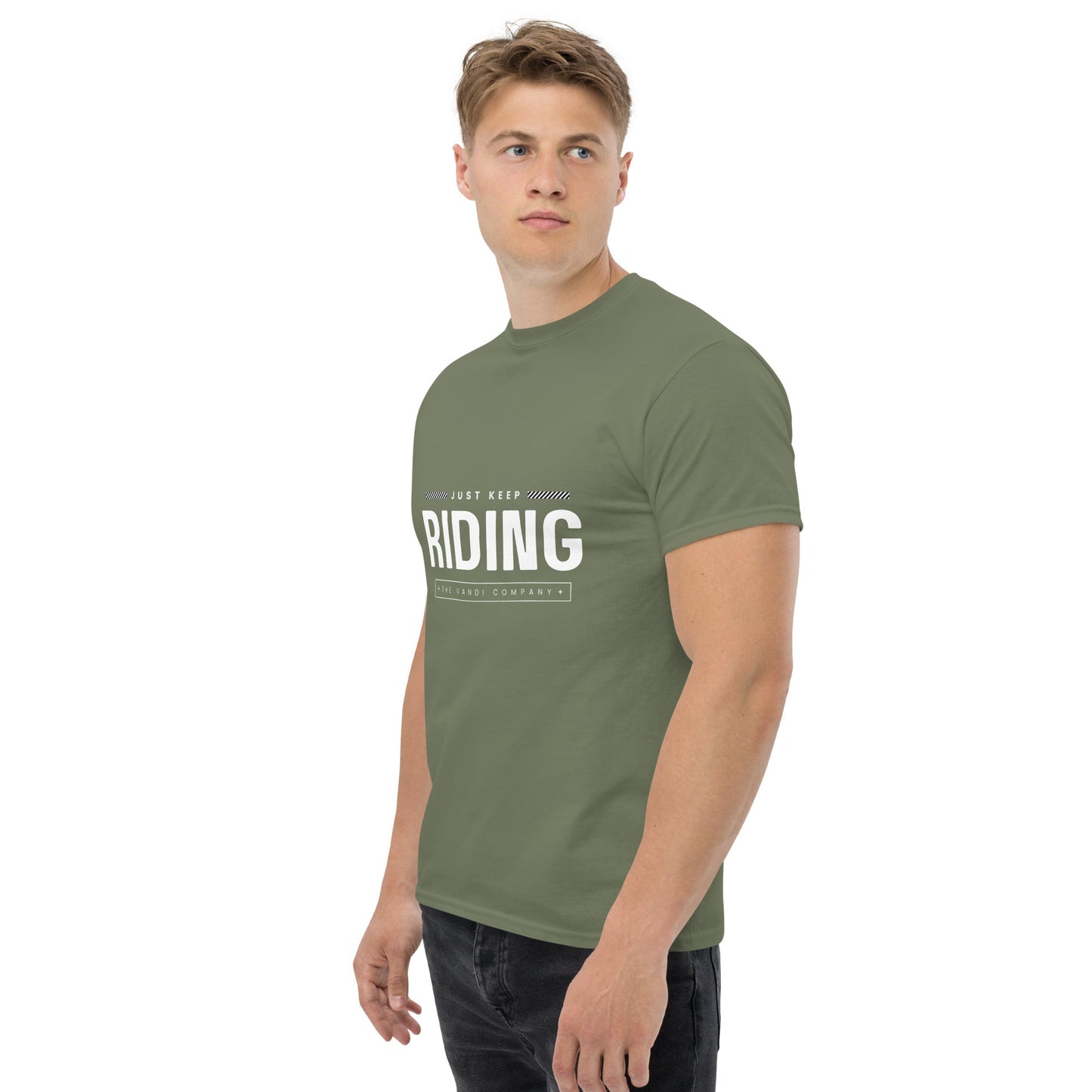 Men's Classic tee - Just Keep Riding - The Vandi Company