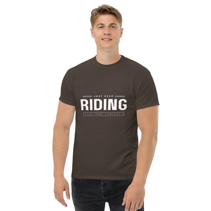 Men's Classic tee - Just Keep Riding - The Vandi Company