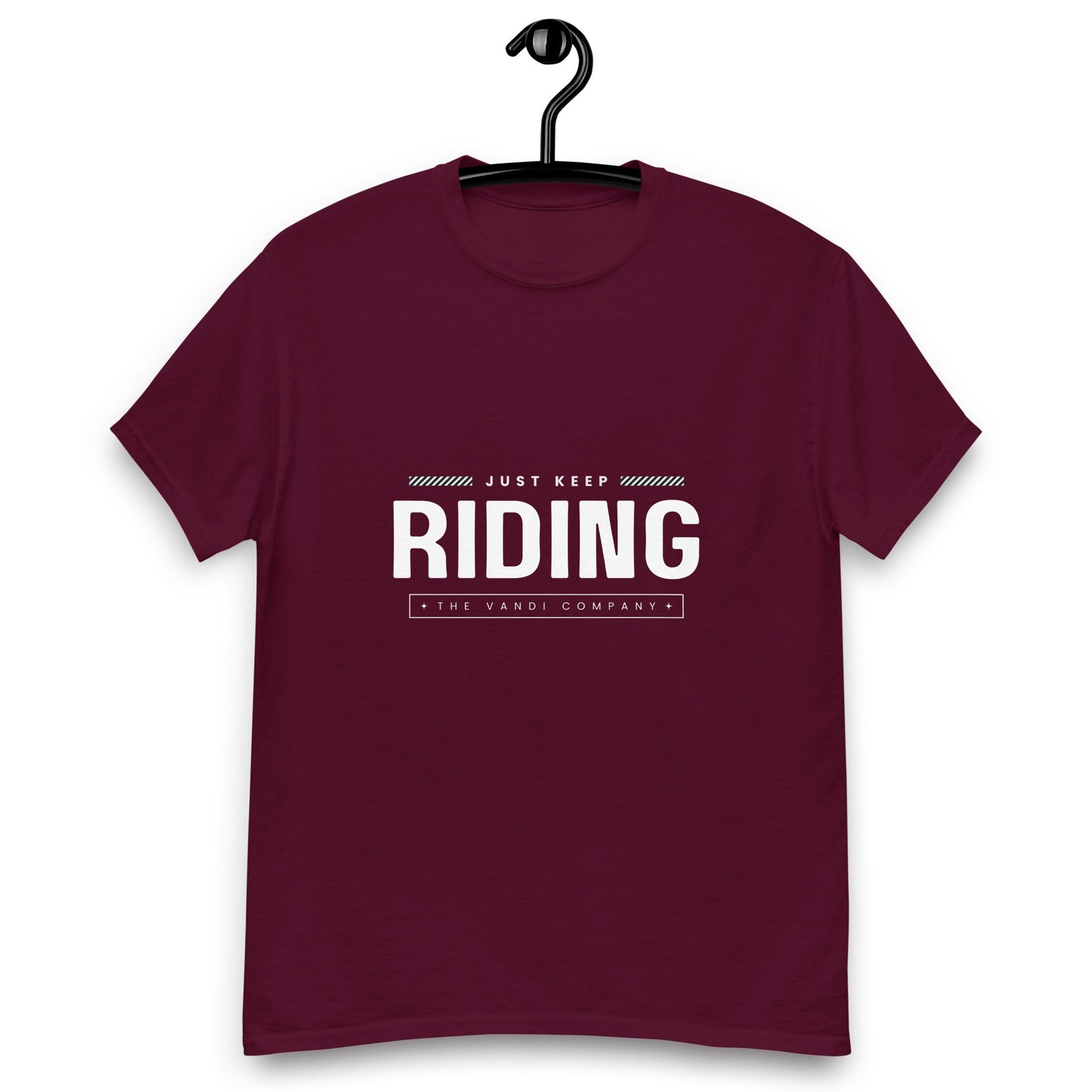 Men's Classic tee - Just Keep Riding - The Vandi Company