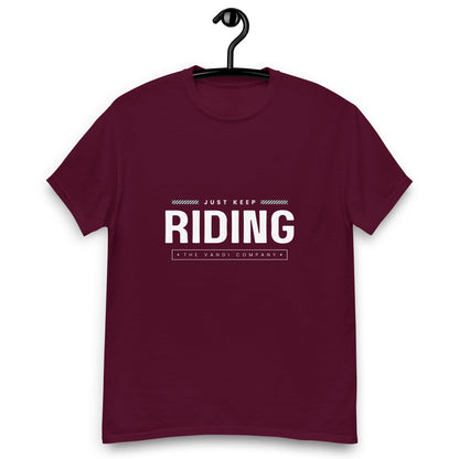 Men's Classic tee - Just Keep Riding - The Vandi Company