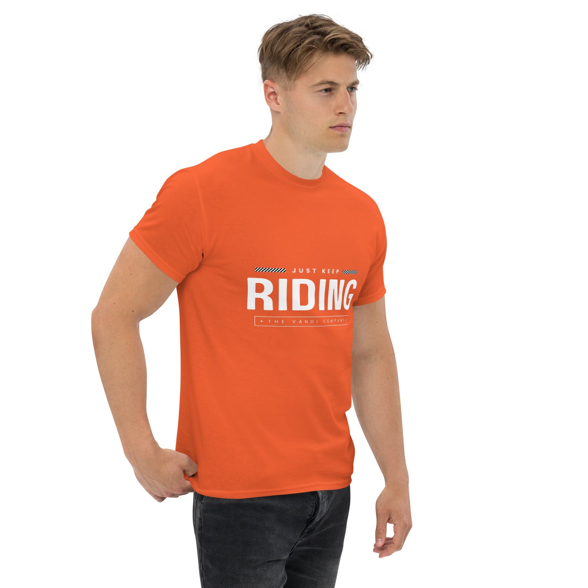 Men's Classic tee - Just Keep Riding - The Vandi Company