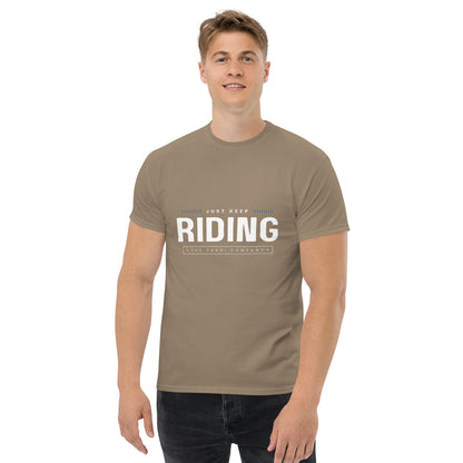 Men's Classic tee - Just Keep Riding - The Vandi Company