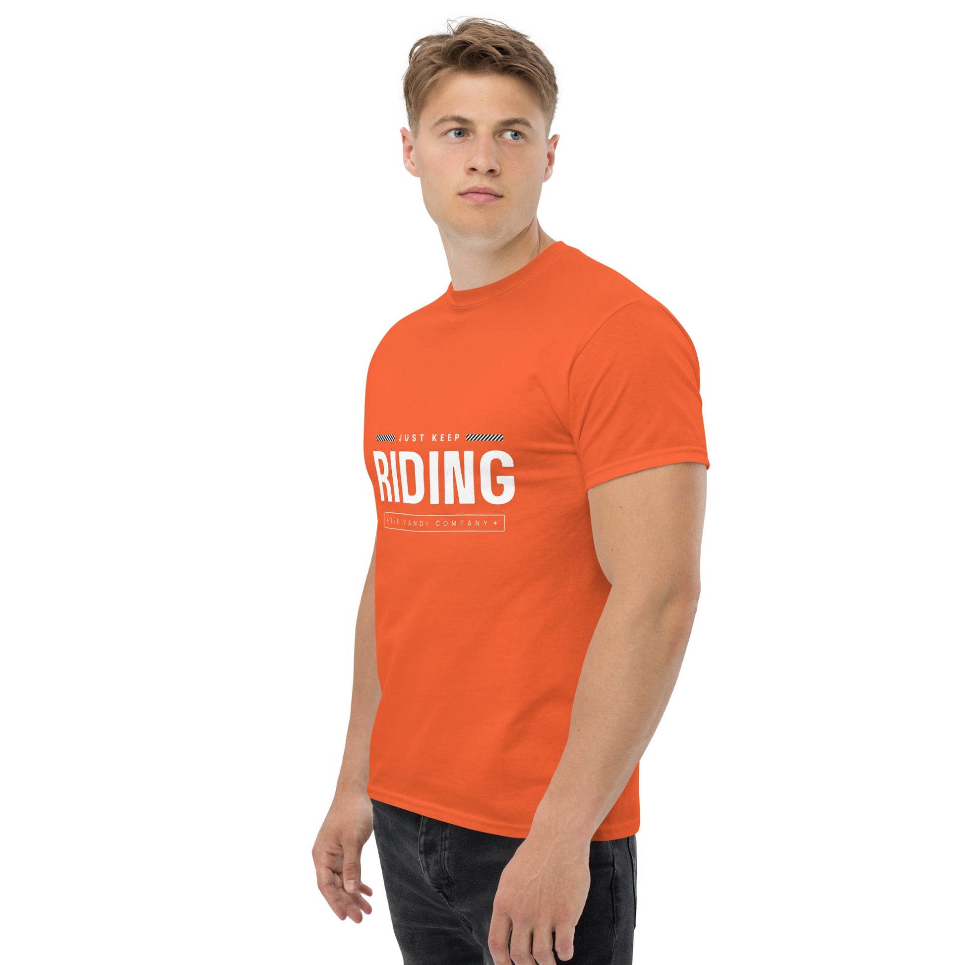 Men's Classic tee - Just Keep Riding - The Vandi Company