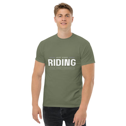 Men's Classic tee - Just Keep Riding - The Vandi Company