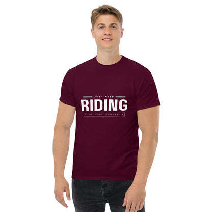 Men's Classic tee - Just Keep Riding - The Vandi Company