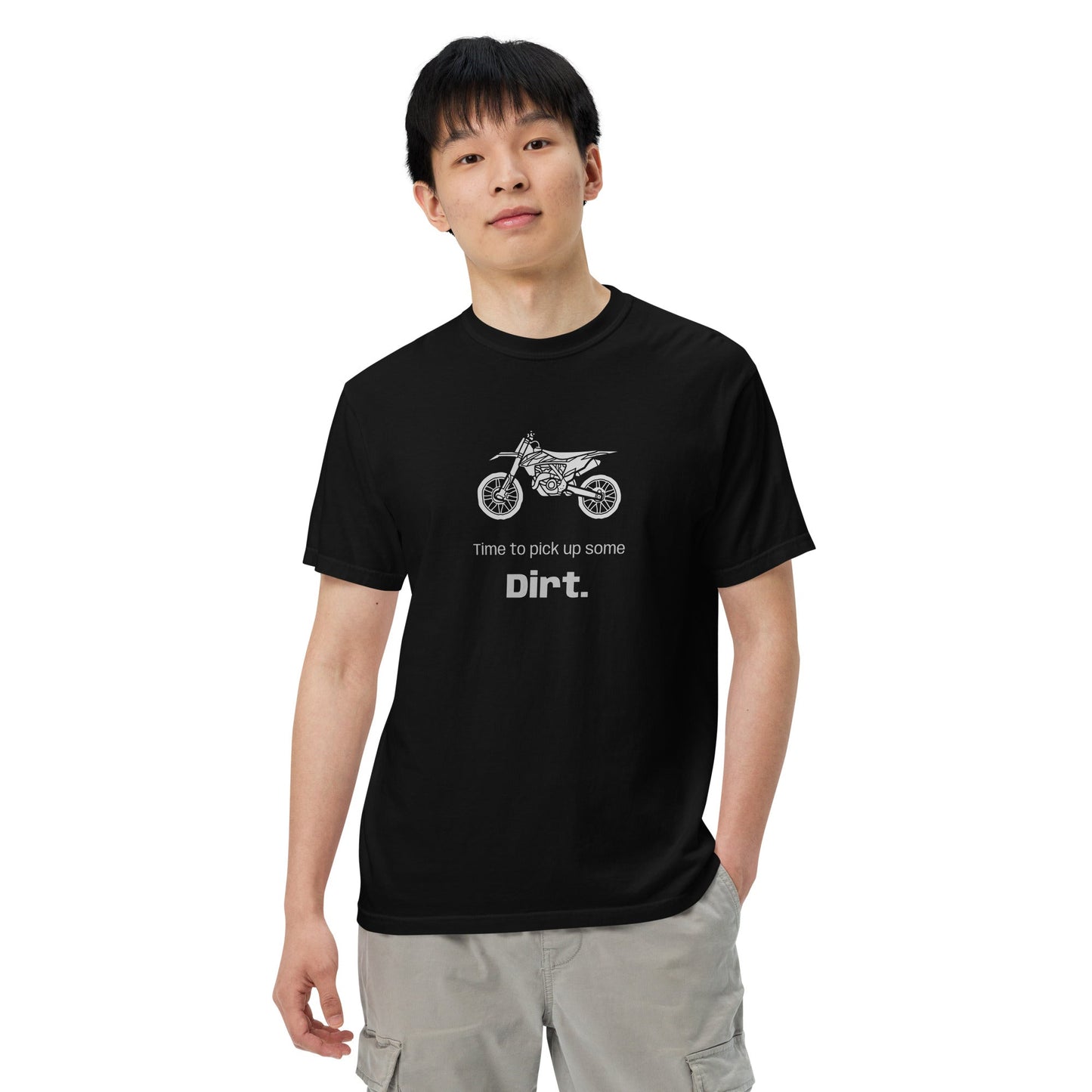 Men’s Heavyweight T-shirt - Dirt Bike Edition - The Vandi Company