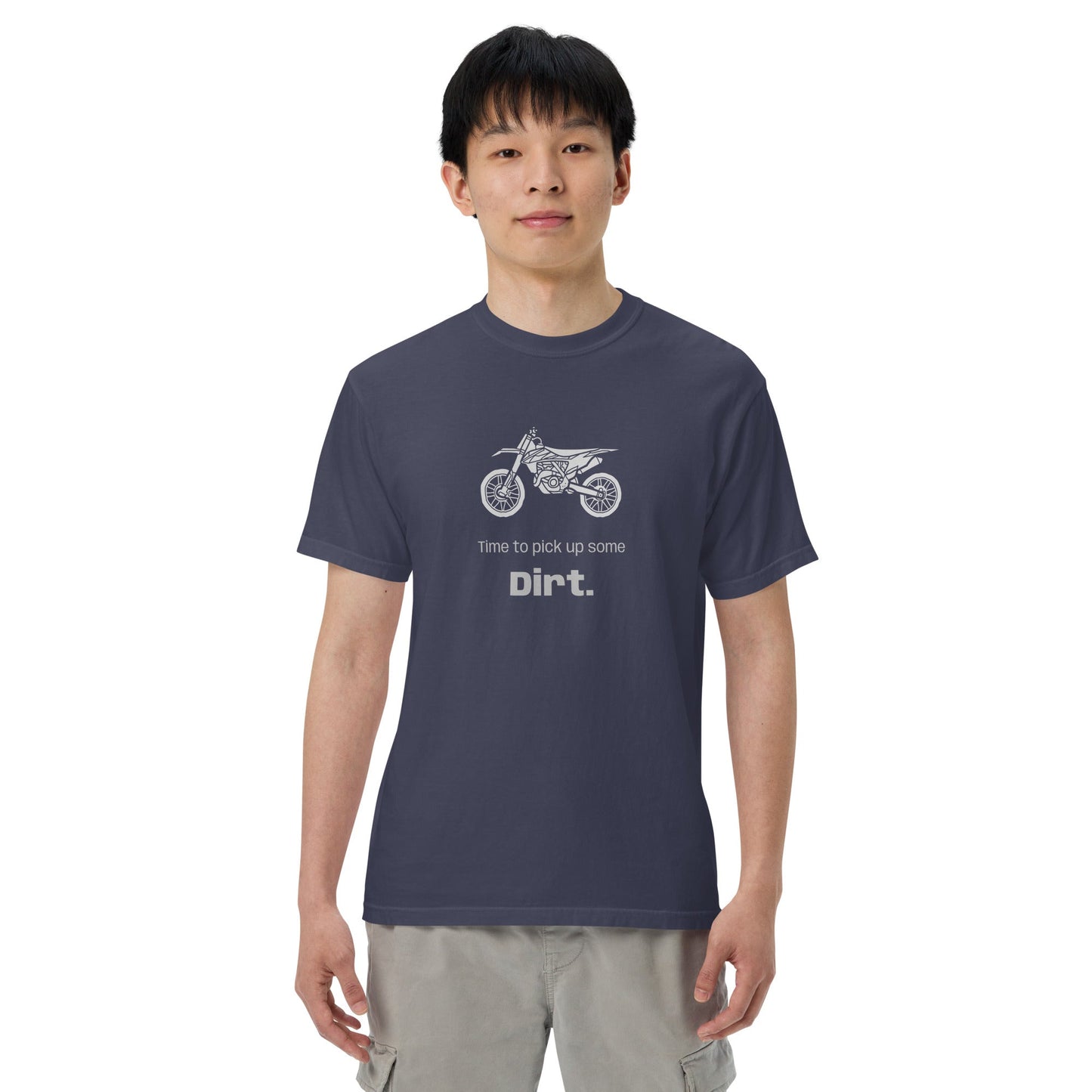 Men’s Heavyweight T-shirt - Dirt Bike Edition - The Vandi Company