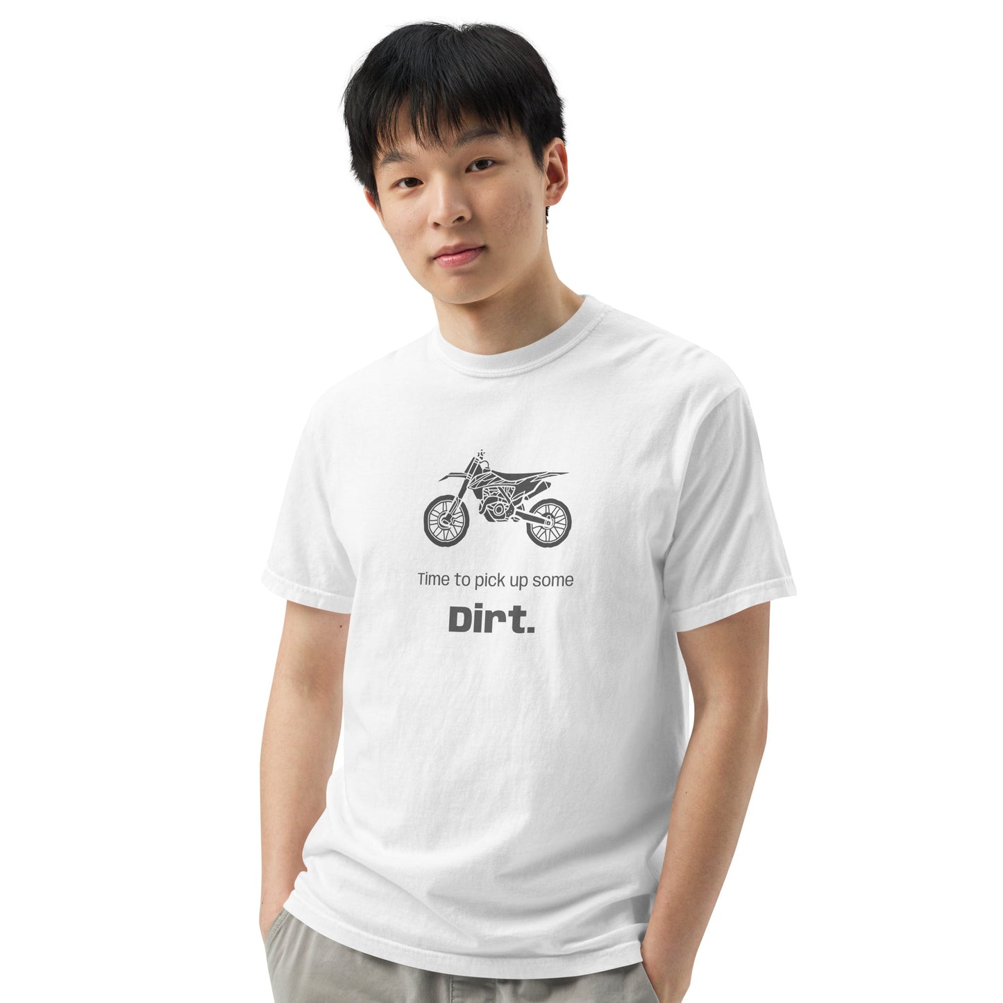 Men’s Heavyweight T-shirt - Dirt Bike Edition - The Vandi Company